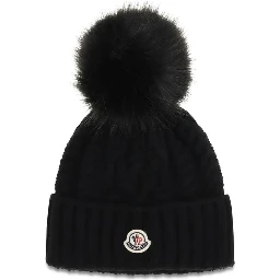 Black Wool Oves Aries Beanie