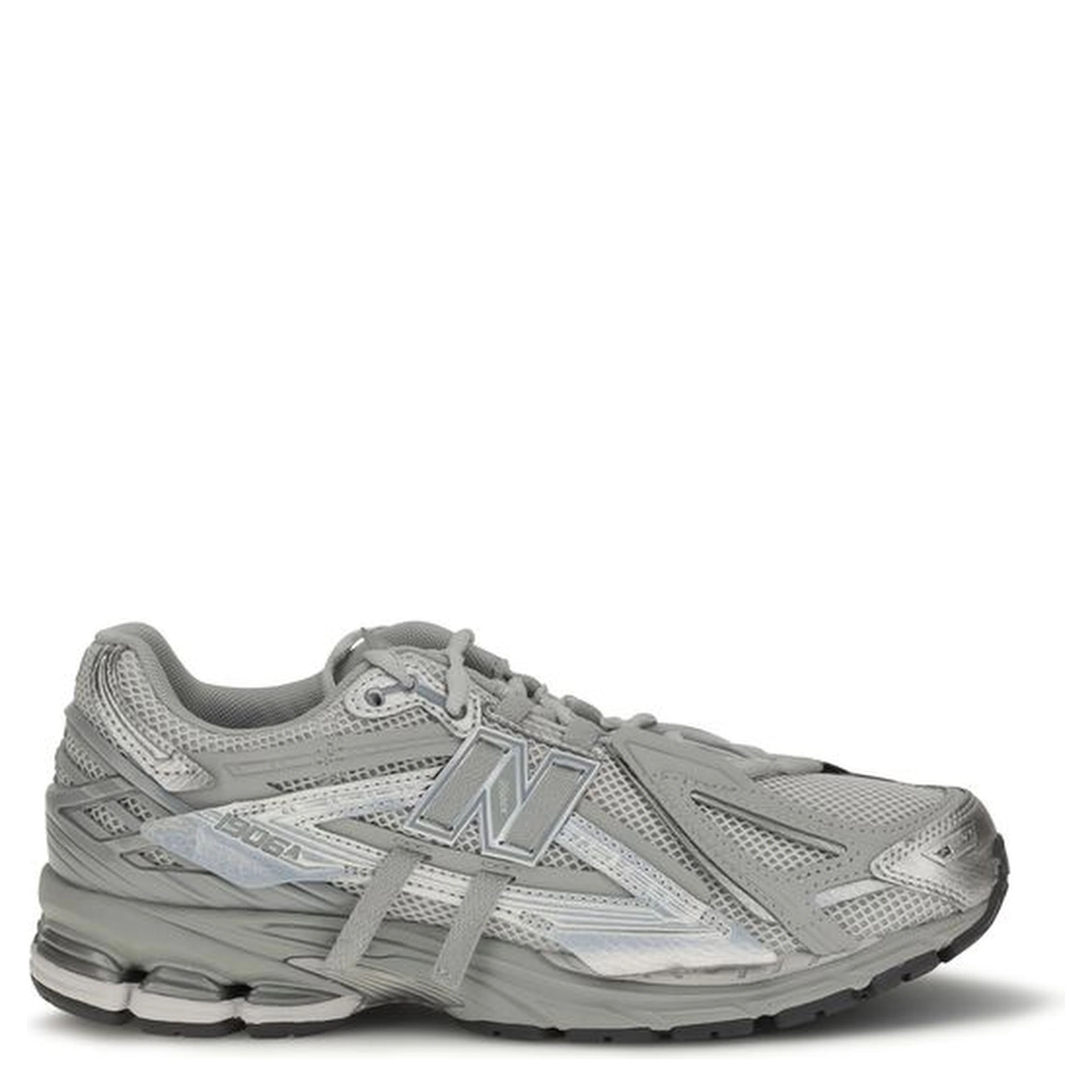 Gray Fabric Athletic Sneakers