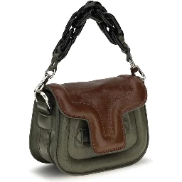 Brown Calf Leather Bos Taurus Handbag