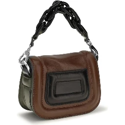 Brown Calf Leather Bos Taurus Handbag