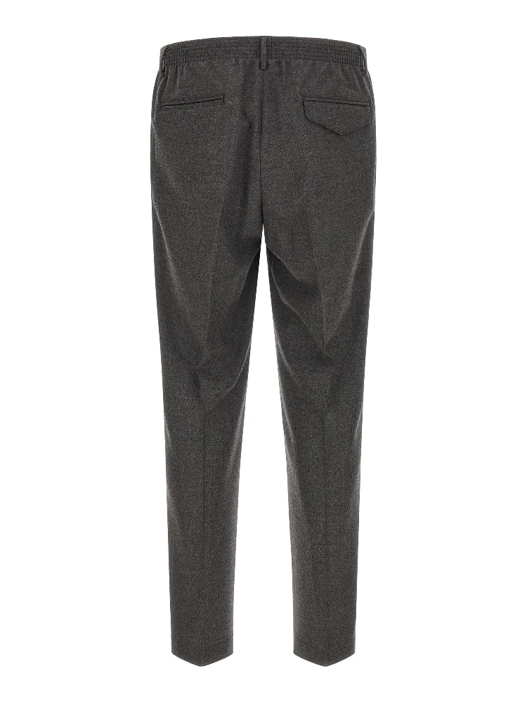 Gray Virgin Wool Cropped Pants alternative