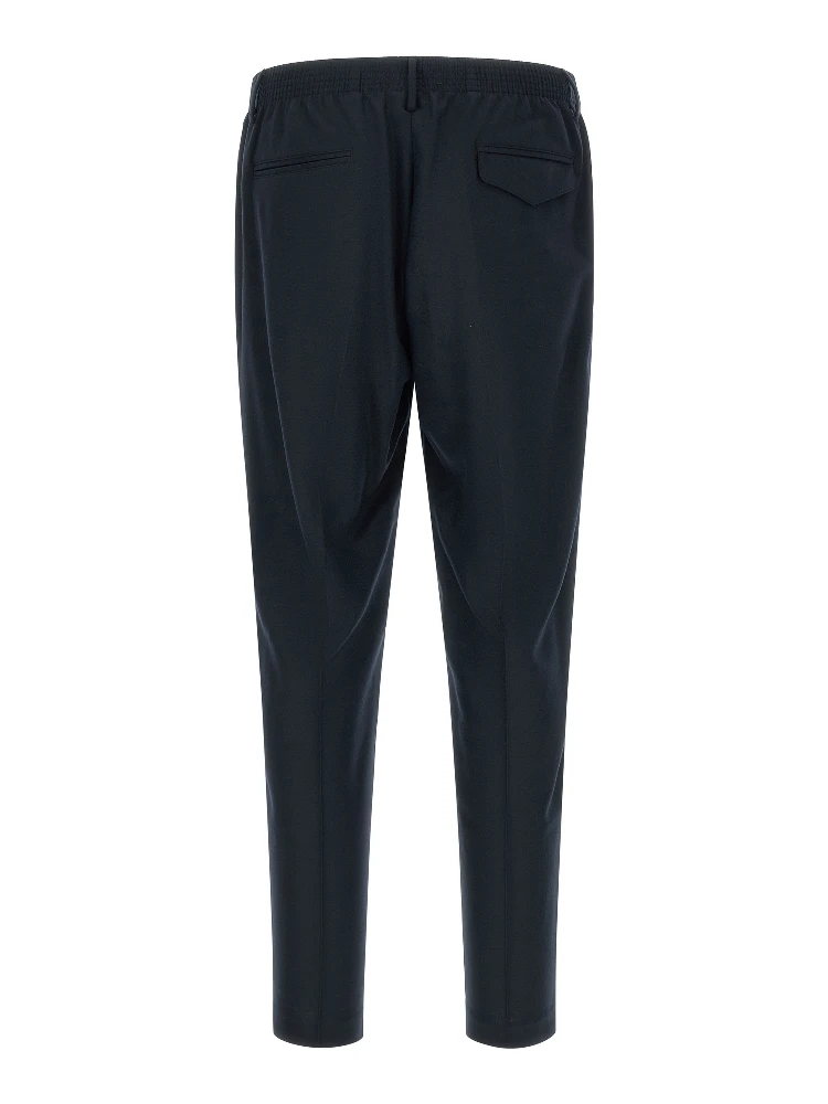 Blue Virgin Wool Cropped Pants alternative