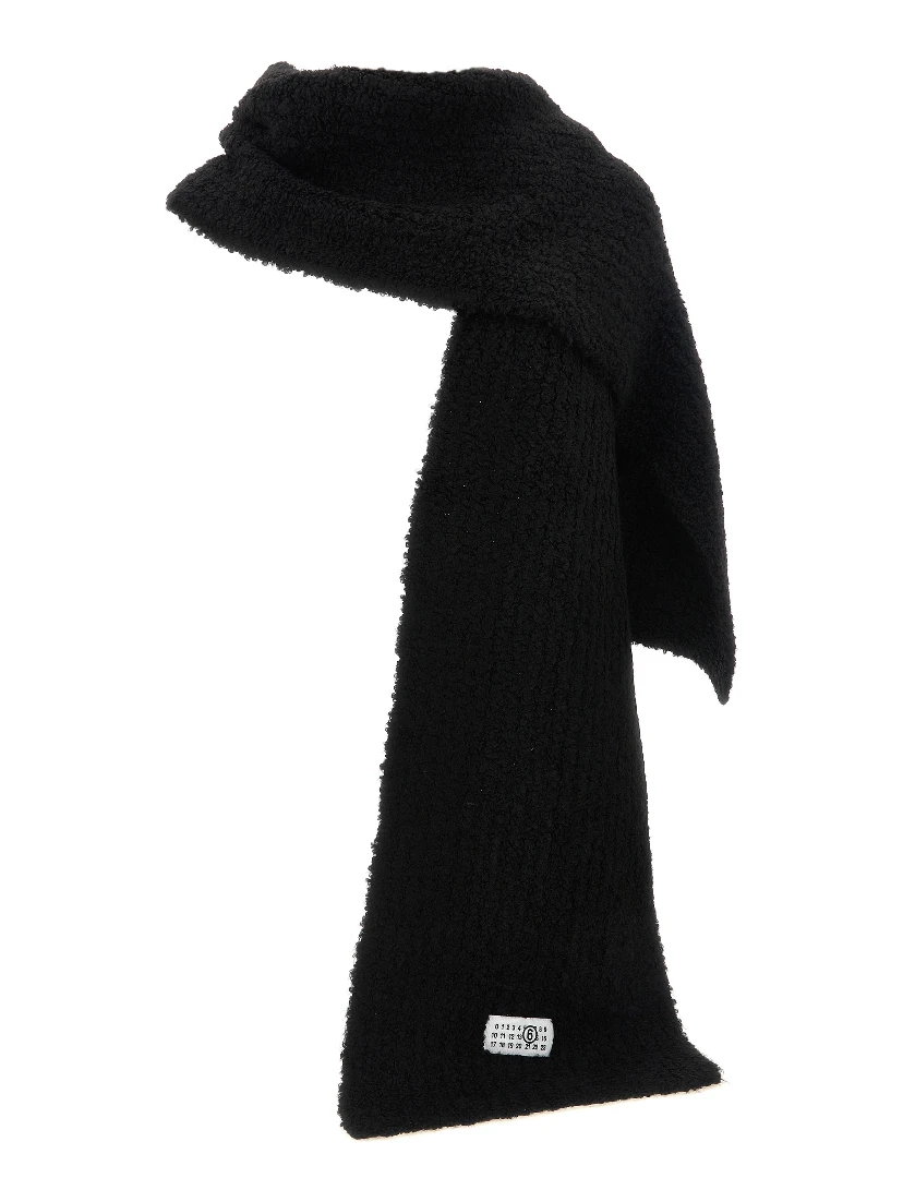 Black Marabou Scarf