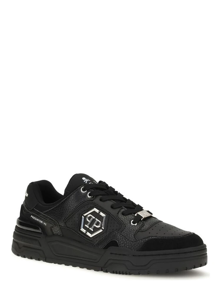 Black Polyester Low Top Sneakers alternative