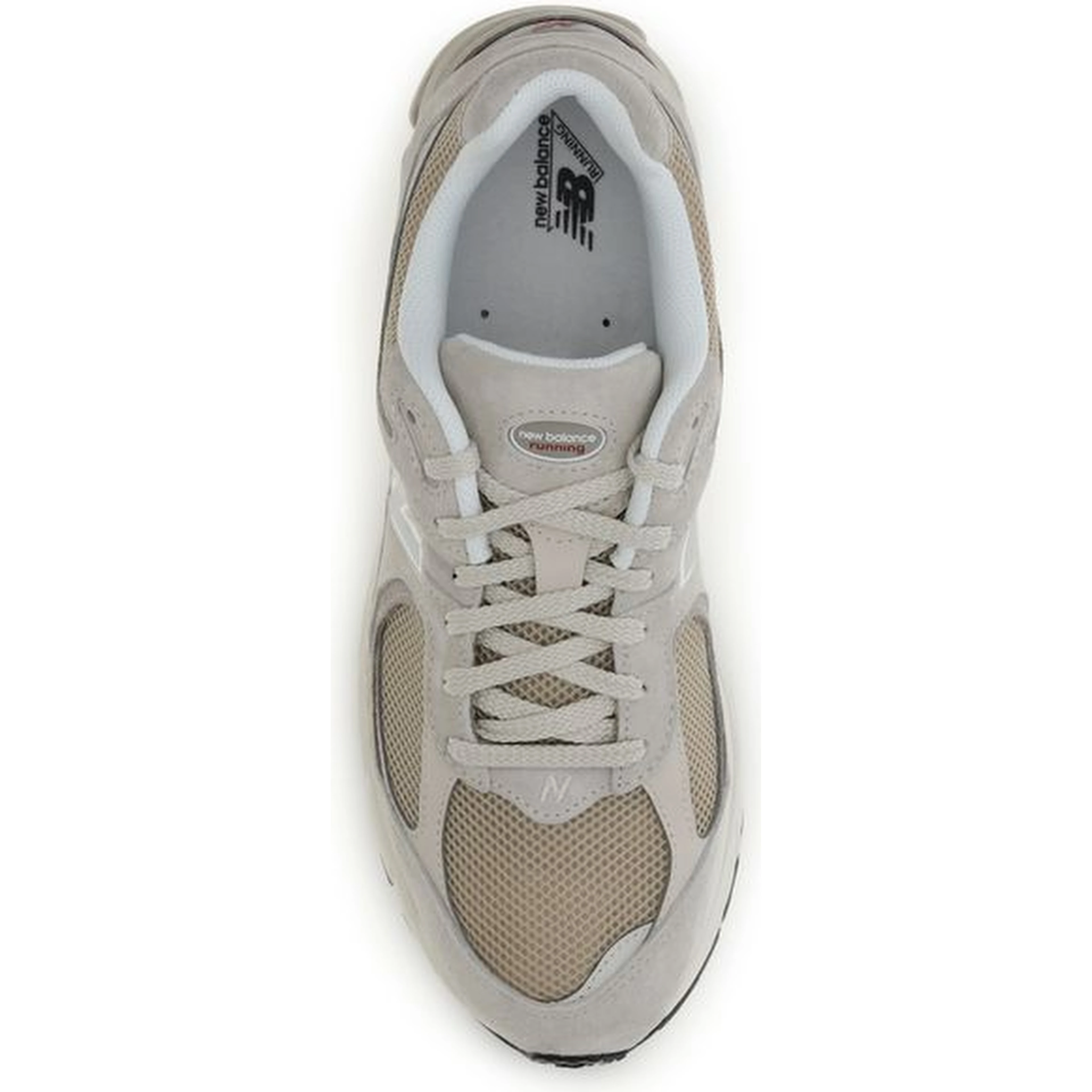 Beige Fabric Athletic Sneakers