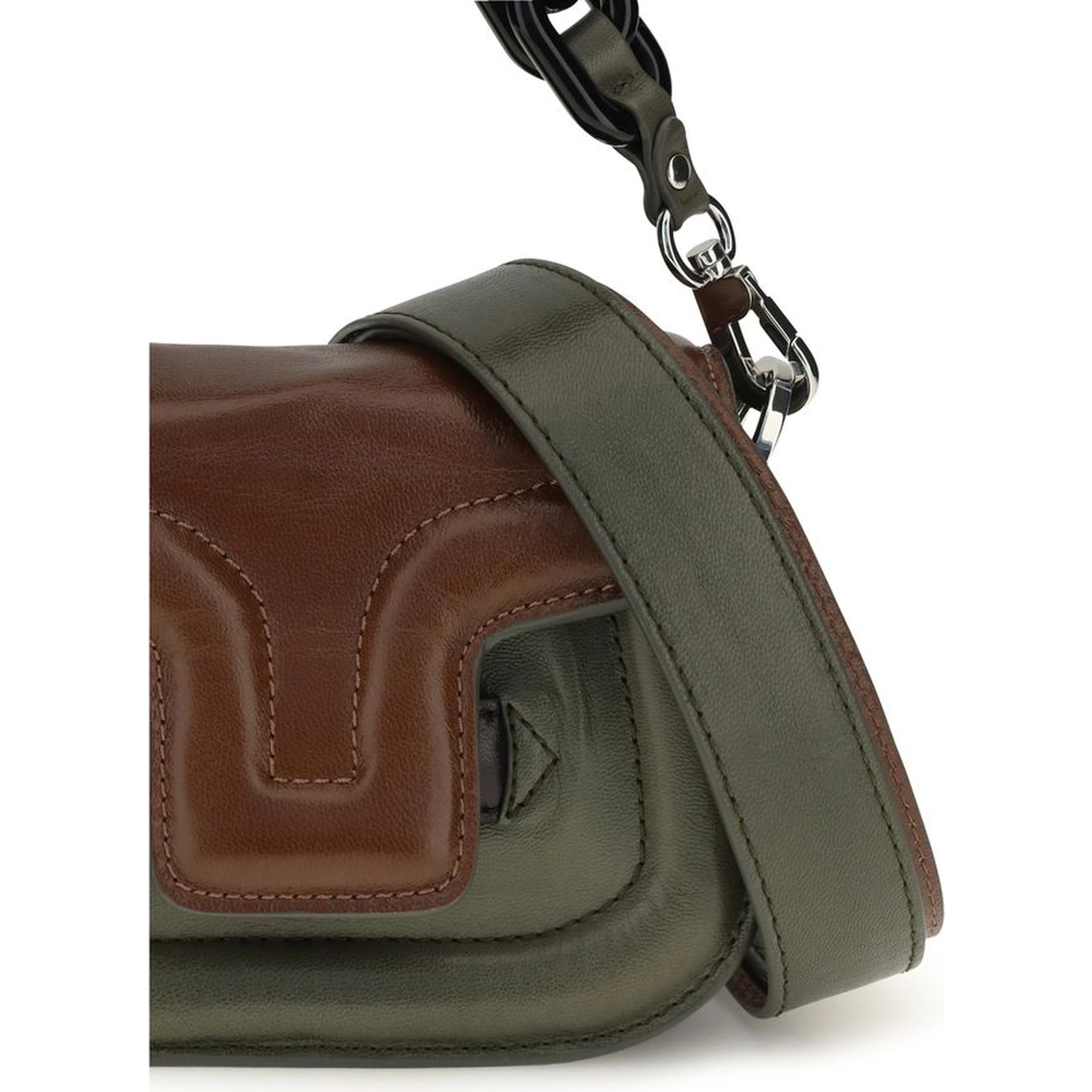 Brown Calf Leather Bos Taurus Handbag