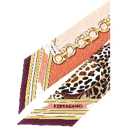 Multicolor Silk Foulard