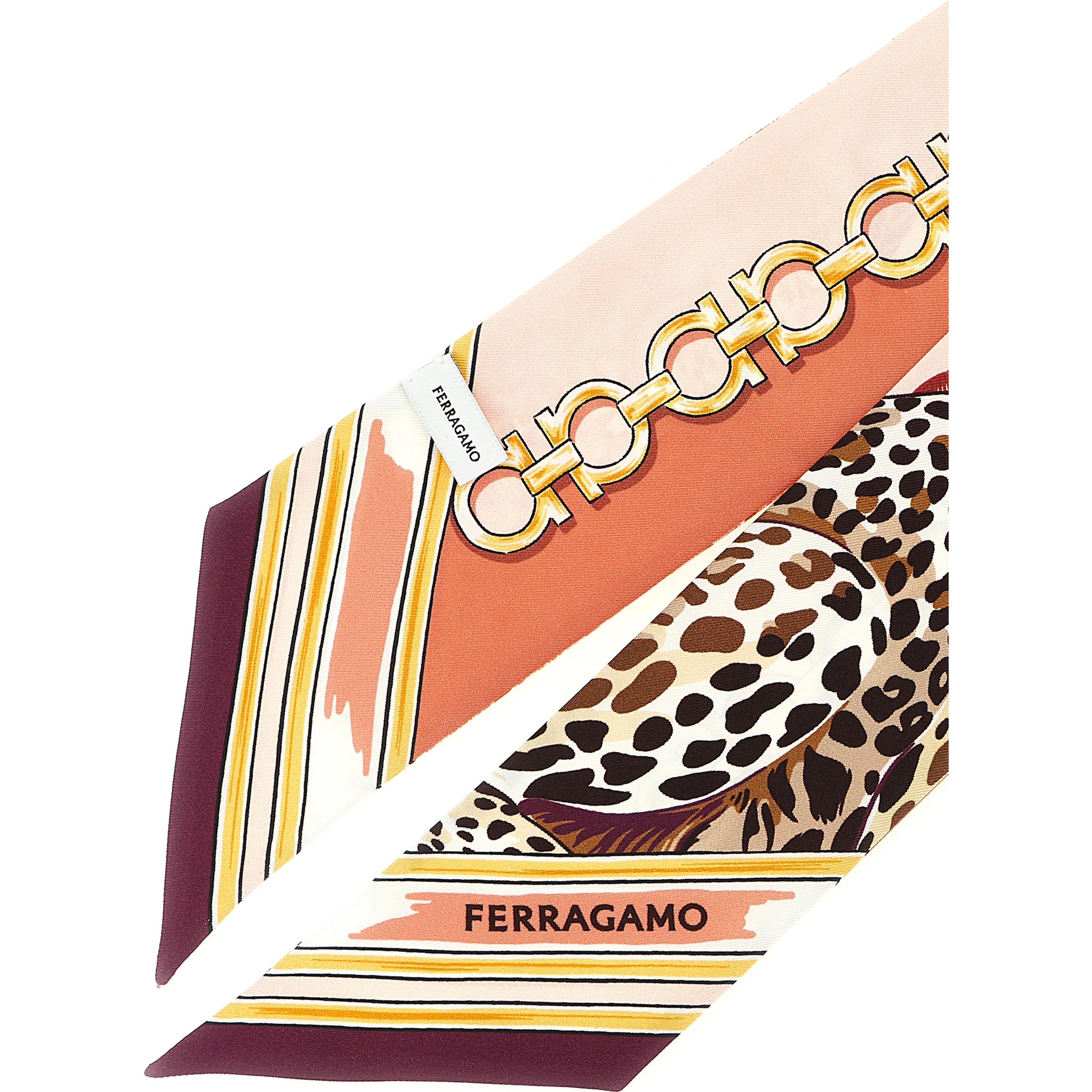Multicolor Silk Foulard