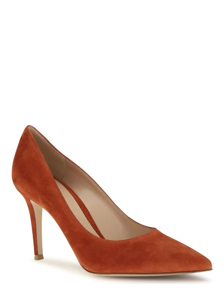 Red Calf Leather Bos Taurus High Heel Pumps alternative