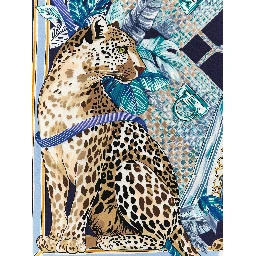 Blue Silk Foulard