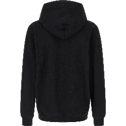 Black Cotton Sweatshirt