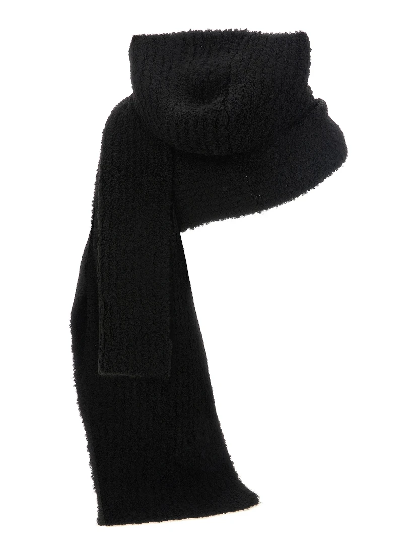 Black Marabou Scarf
