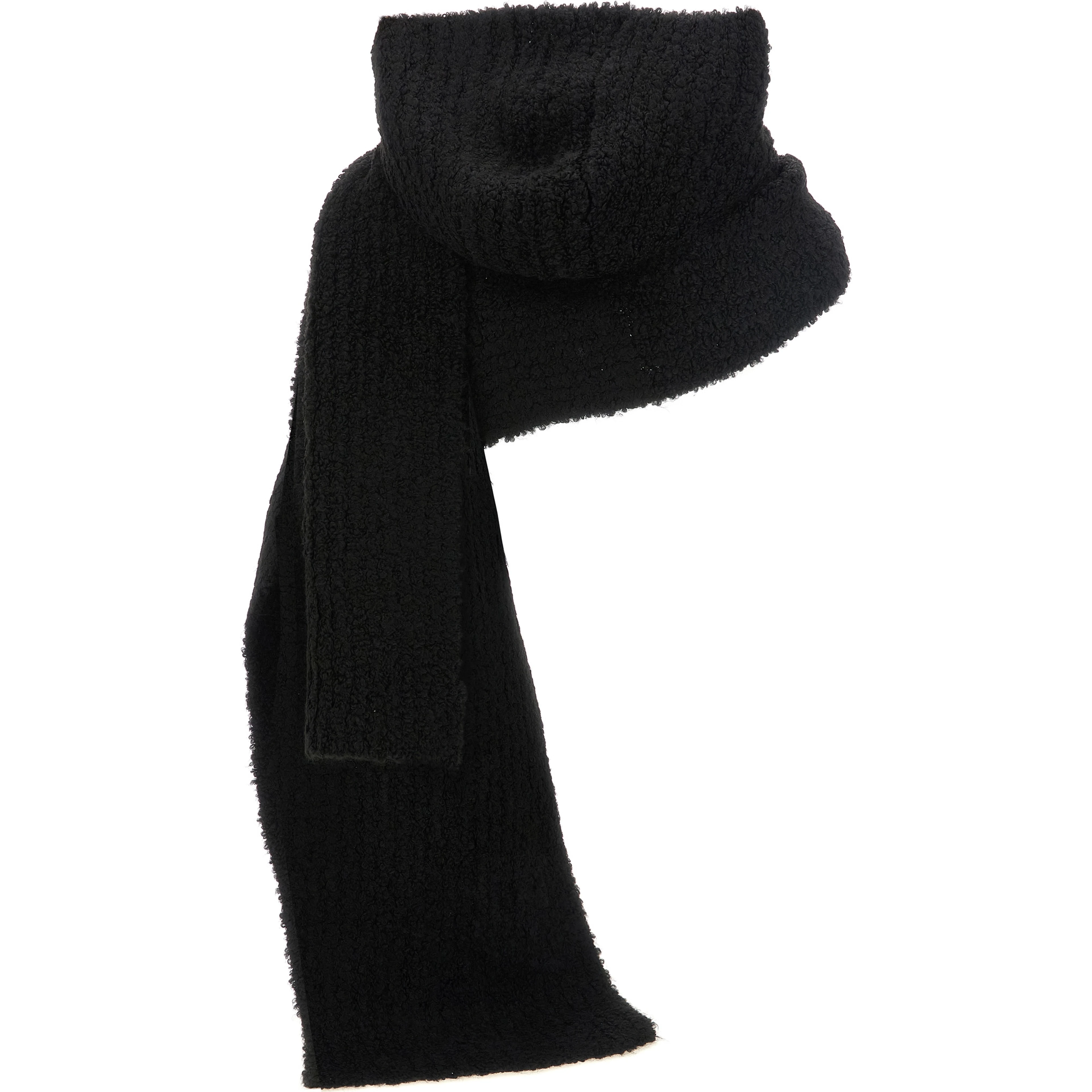 Black Marabou Scarf