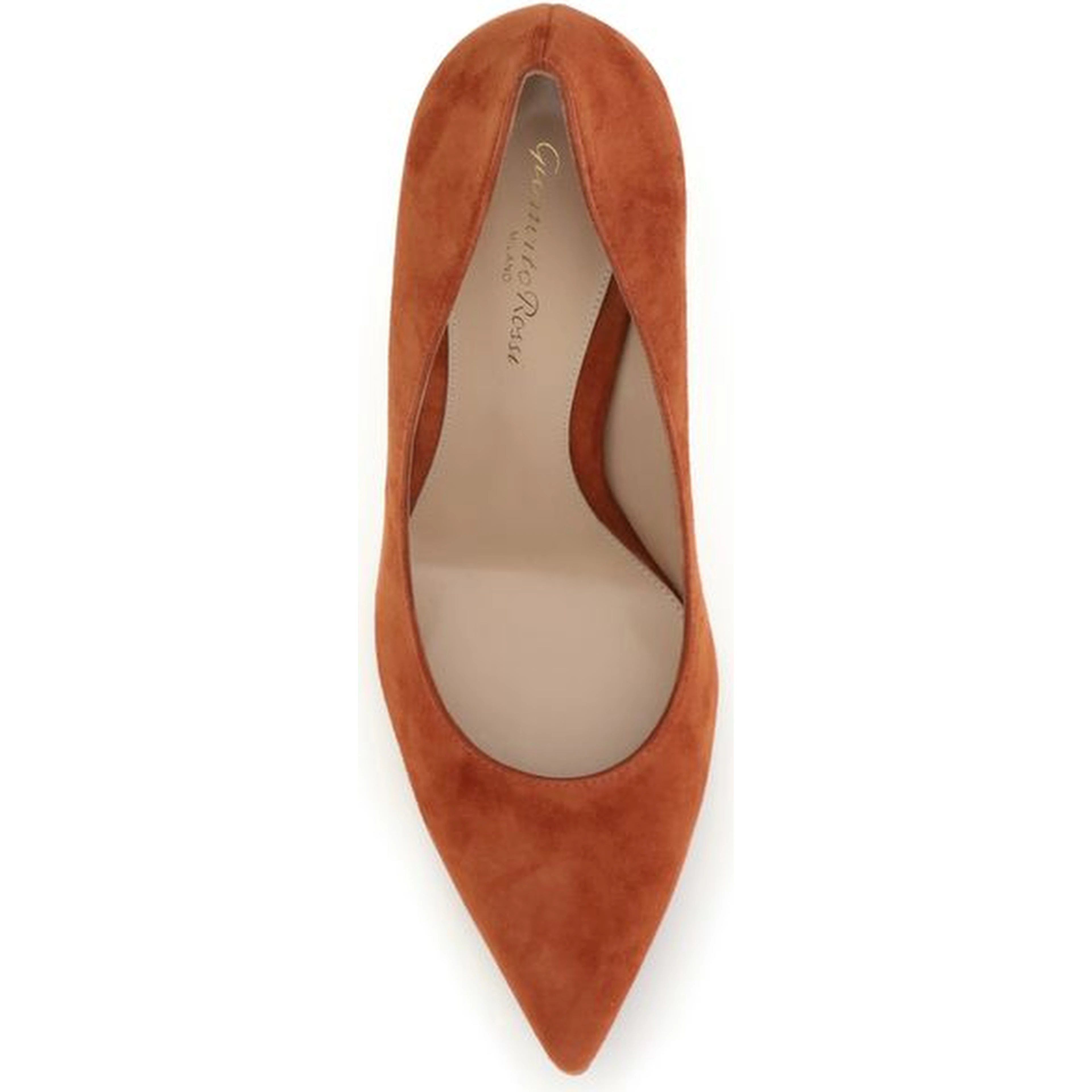 Red Calf Leather Bos Taurus High Heel Pumps