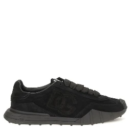 Black Calf Leather Bos Taurus Athletic Sneakers