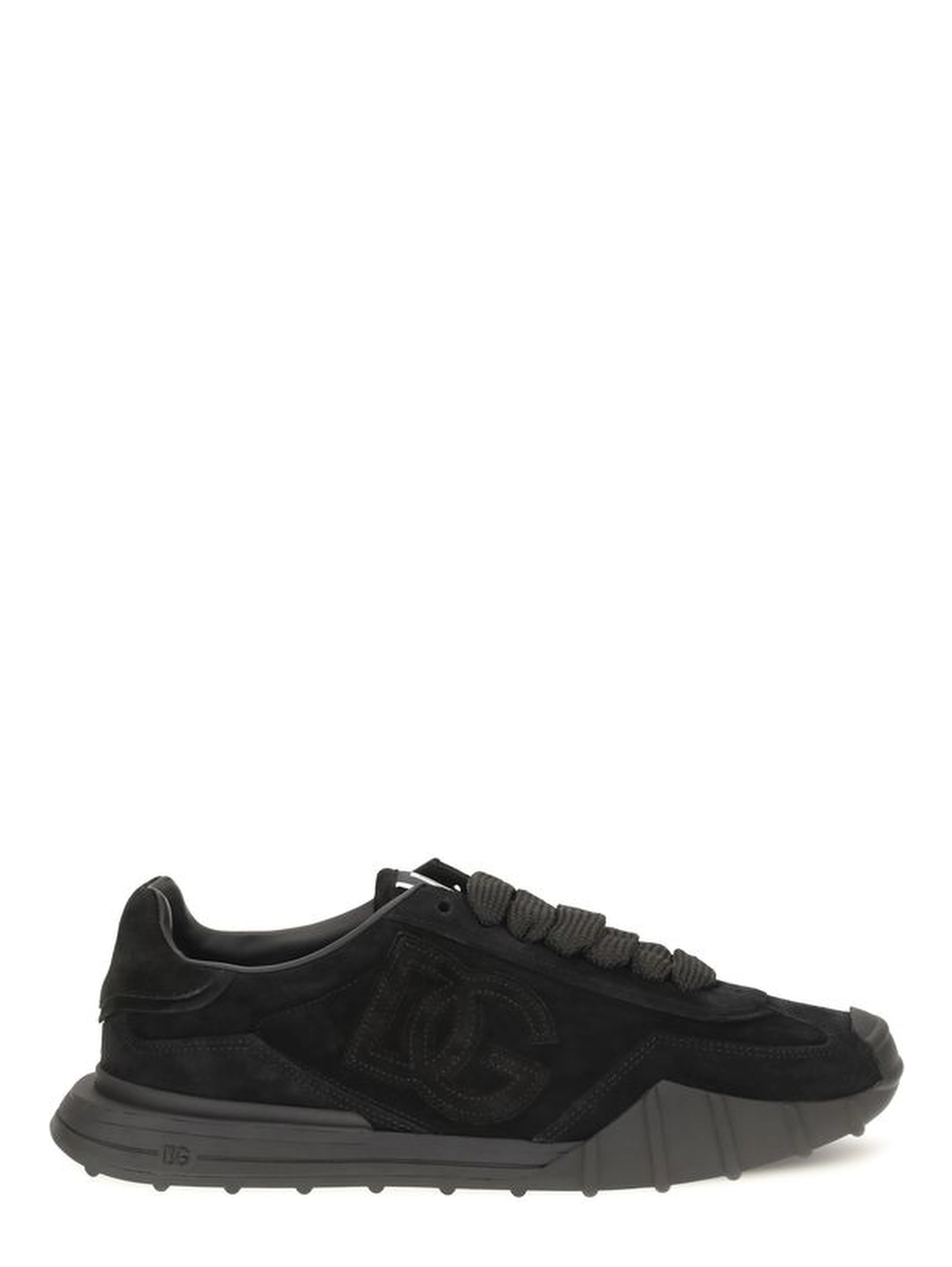 Black Calf Leather Bos Taurus Athletic Sneakers