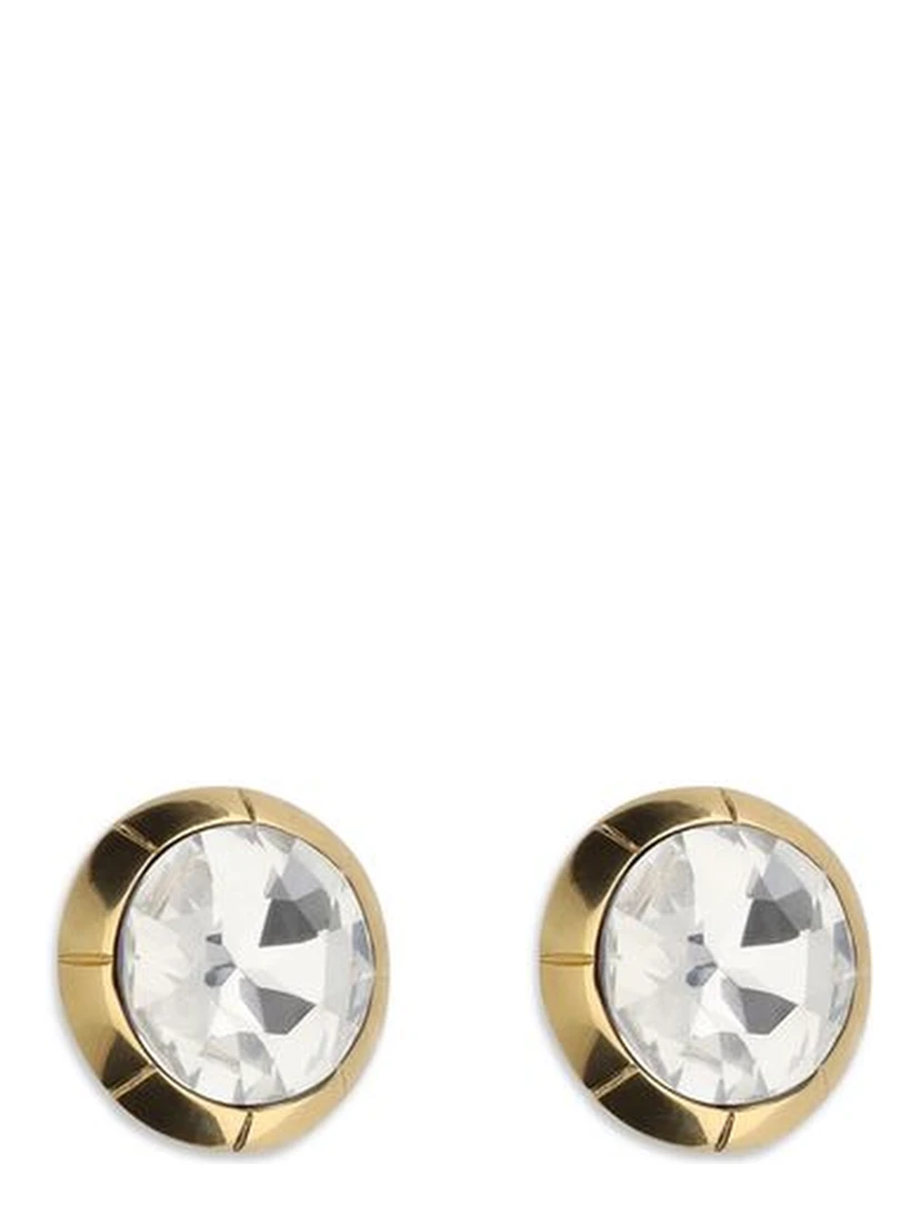 Gold Glass Earrings