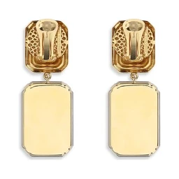 Gold Glass Earrings