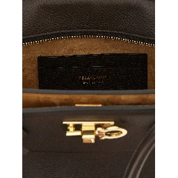 Brown Calfskin Shoulder Bag