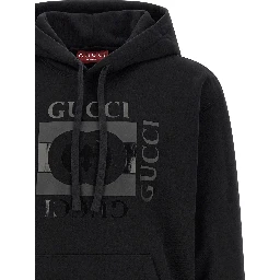 Black Cotton Sweatshirt