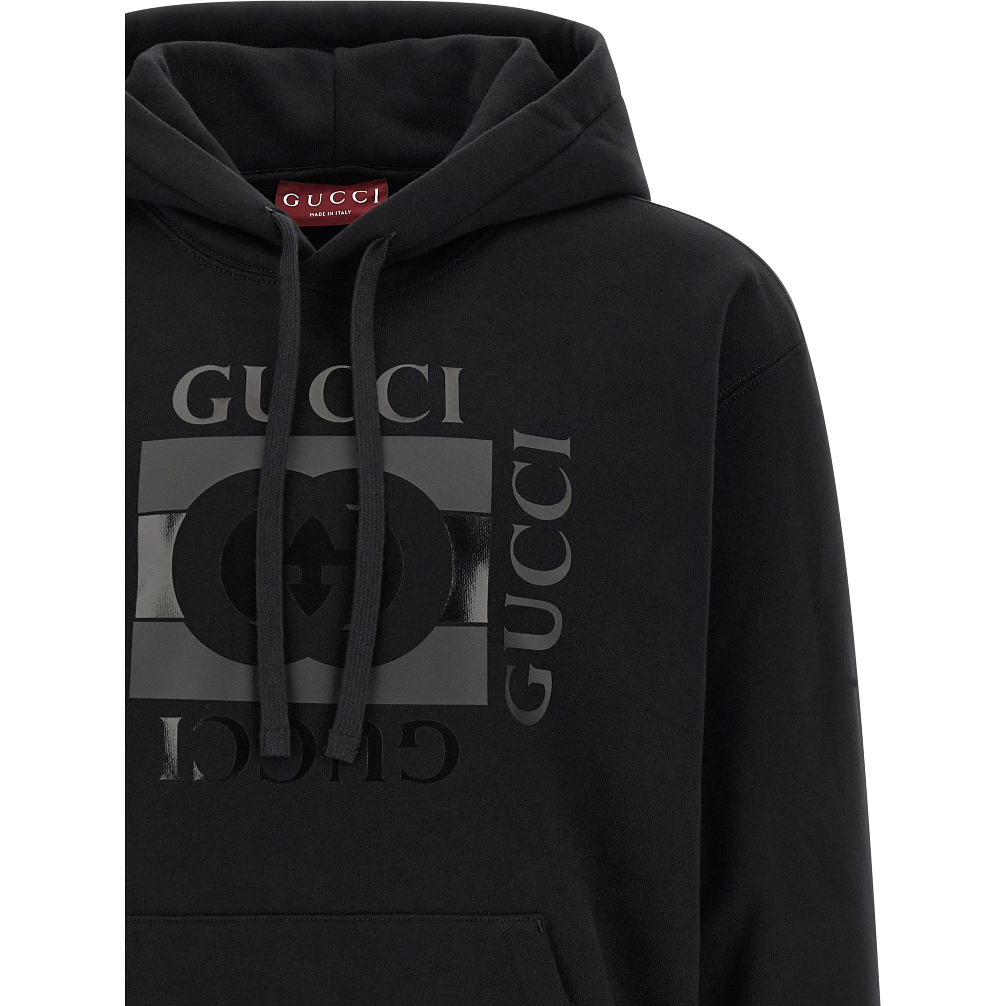 Black Cotton Sweatshirt