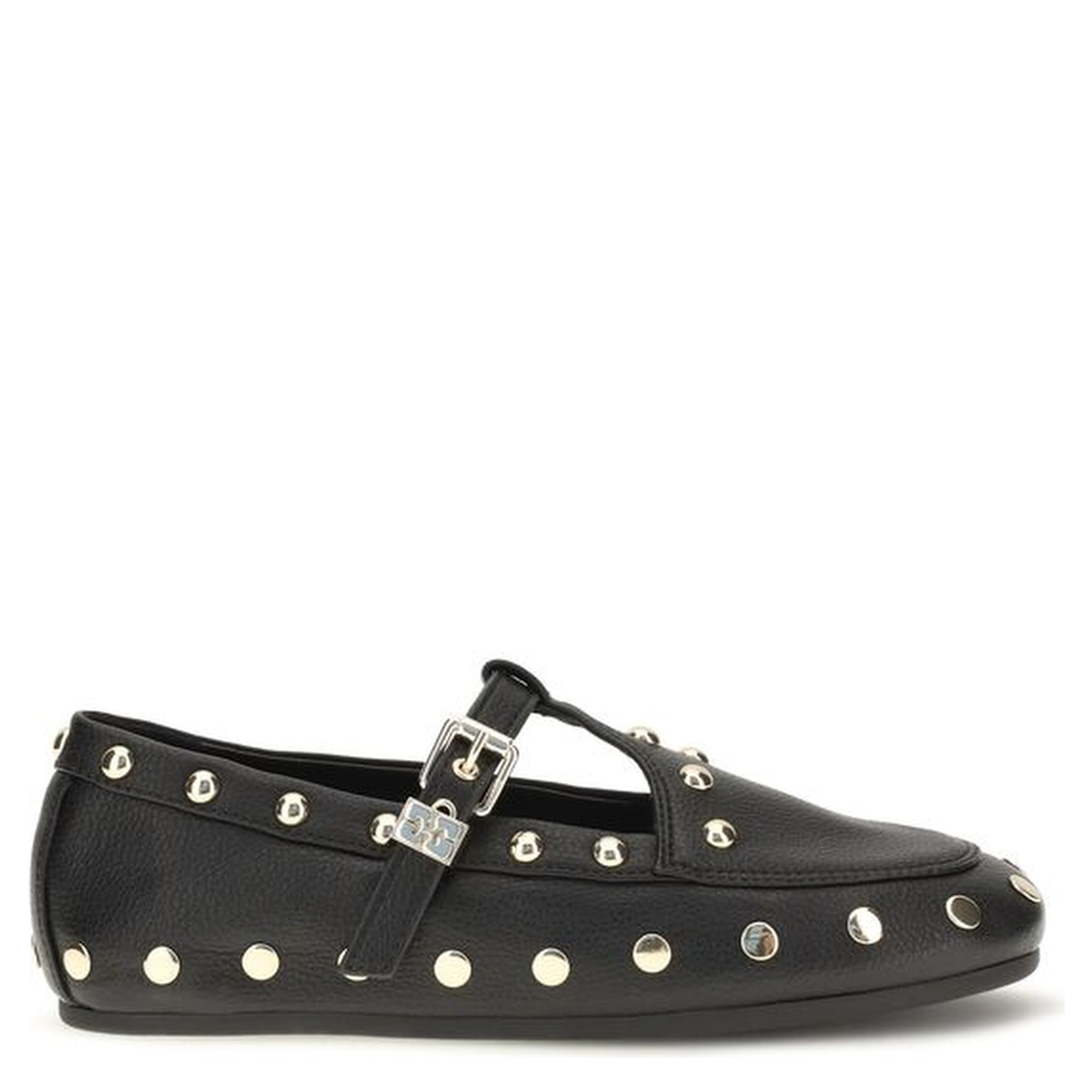 Black Recycled Polyester Ballet Flats