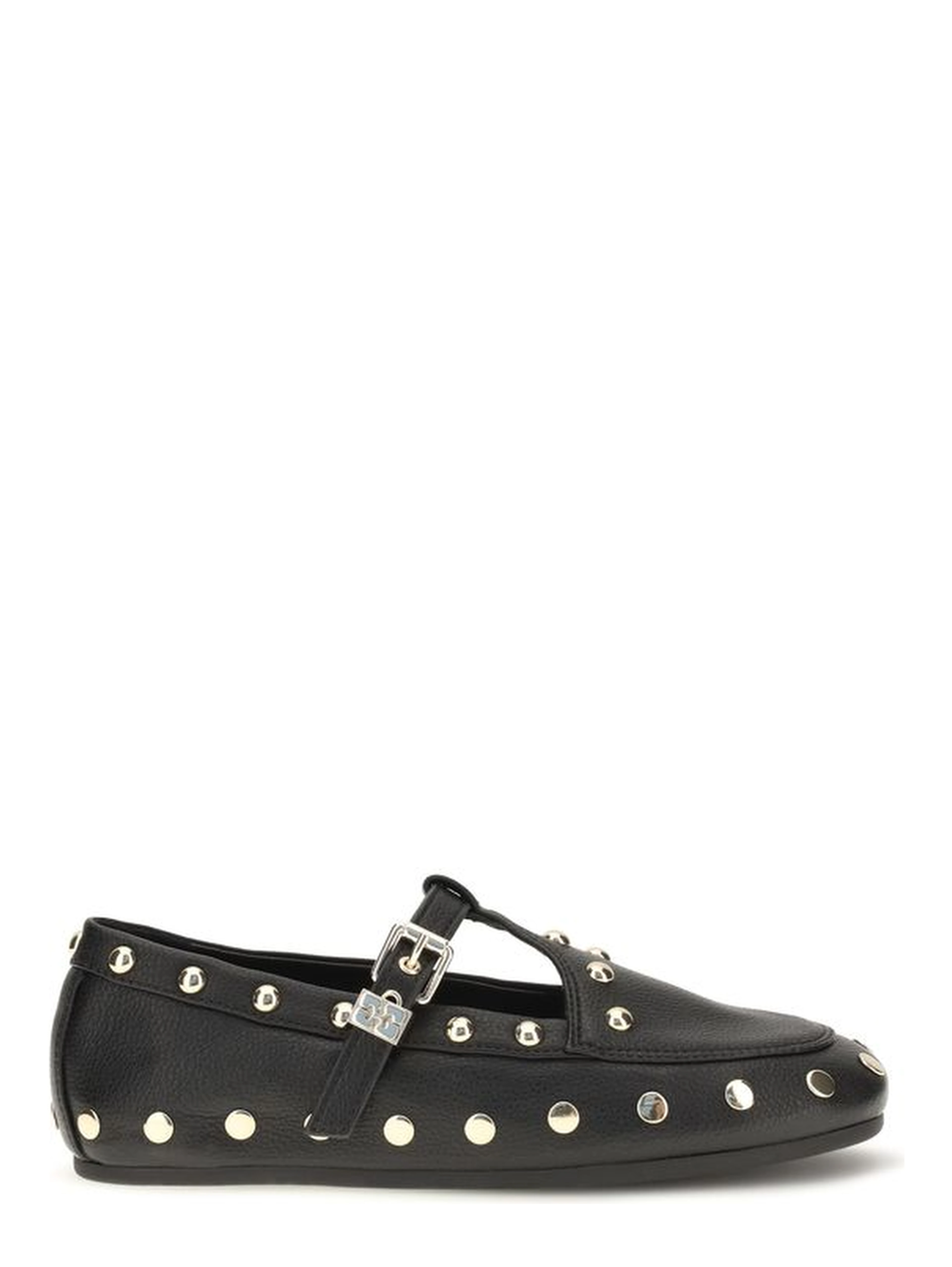 Black Recycled Polyester Ballet Flats