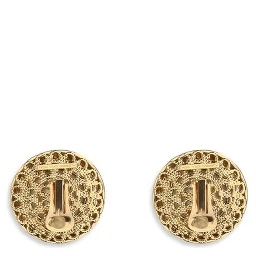 Gold Glass Earrings