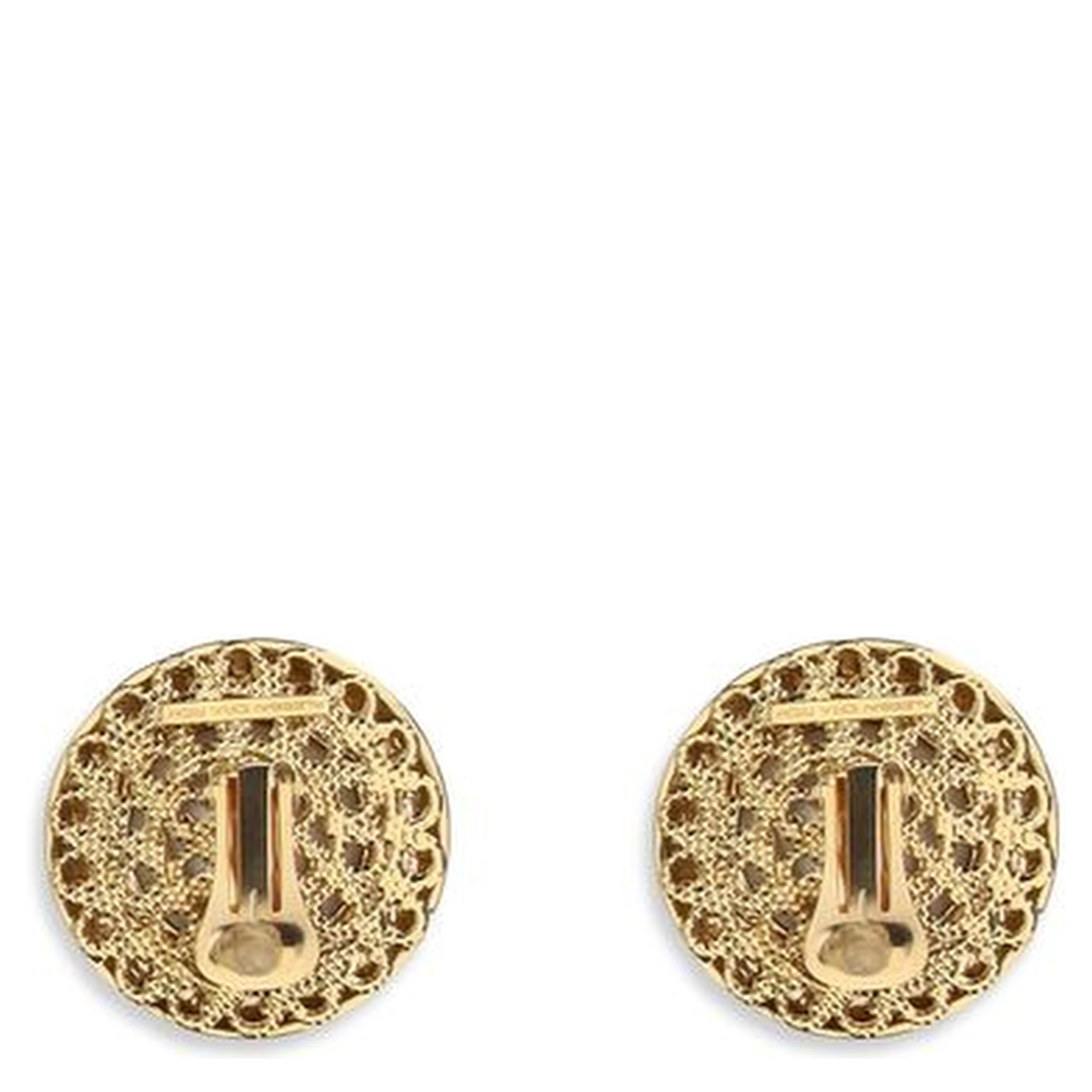 Gold Glass Earrings