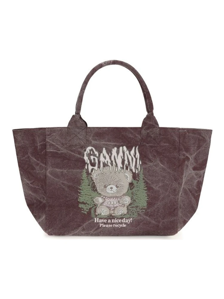 Bordeaux Cotton Shoulder Bag