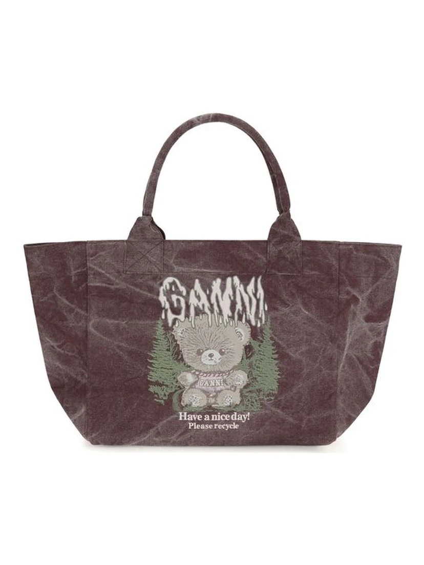 Bordeaux Cotton Shoulder Bag
