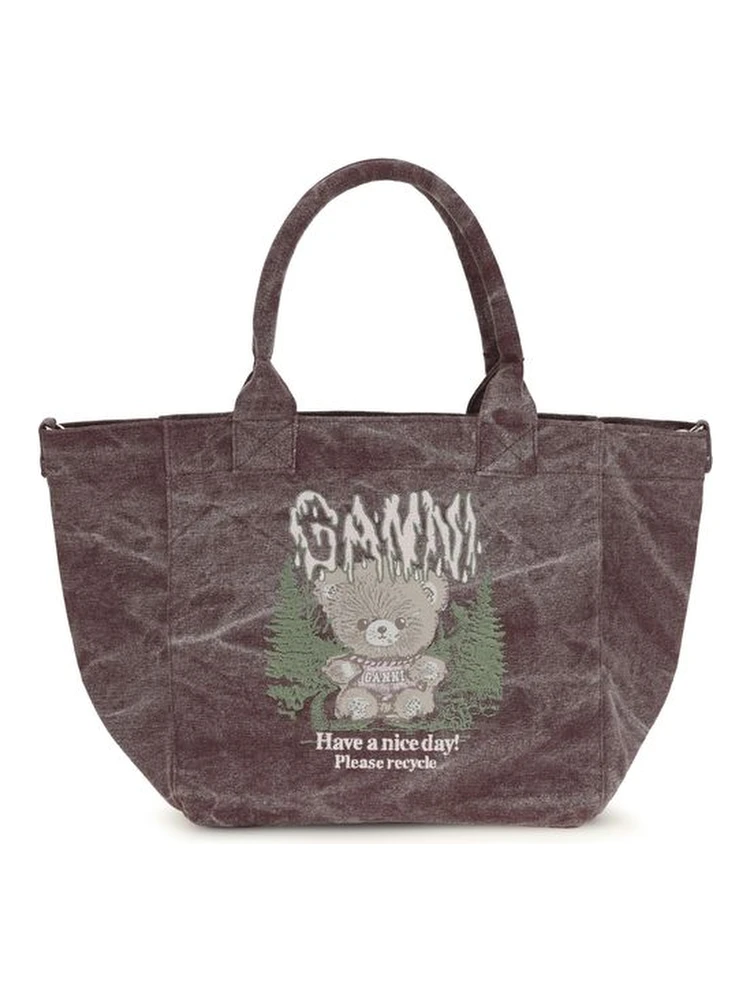 Bordeaux Cotton Shoulder Bag