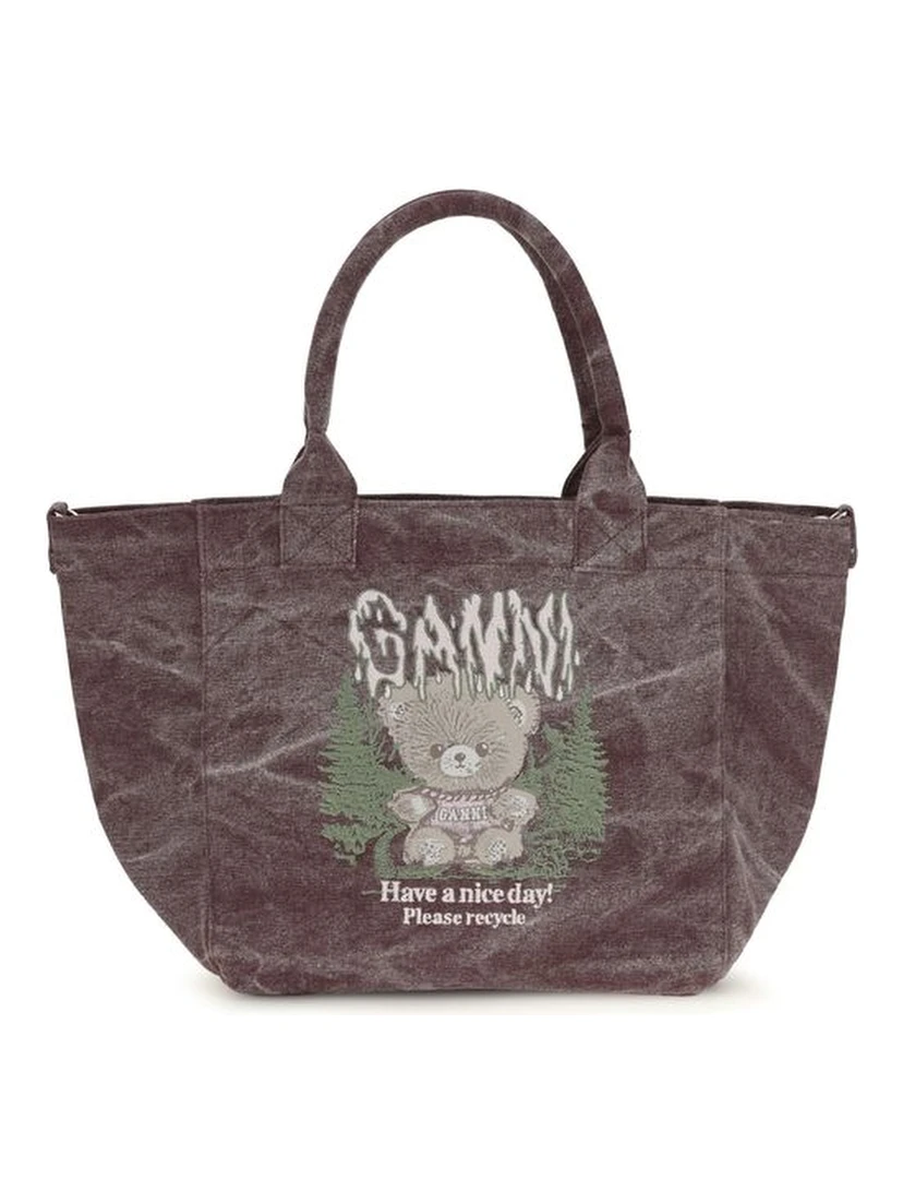 Bordeaux Cotton Shoulder Bag