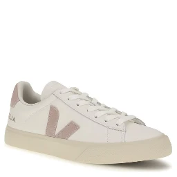 White Calf Leather Bos Taurus Low Top Sneakers