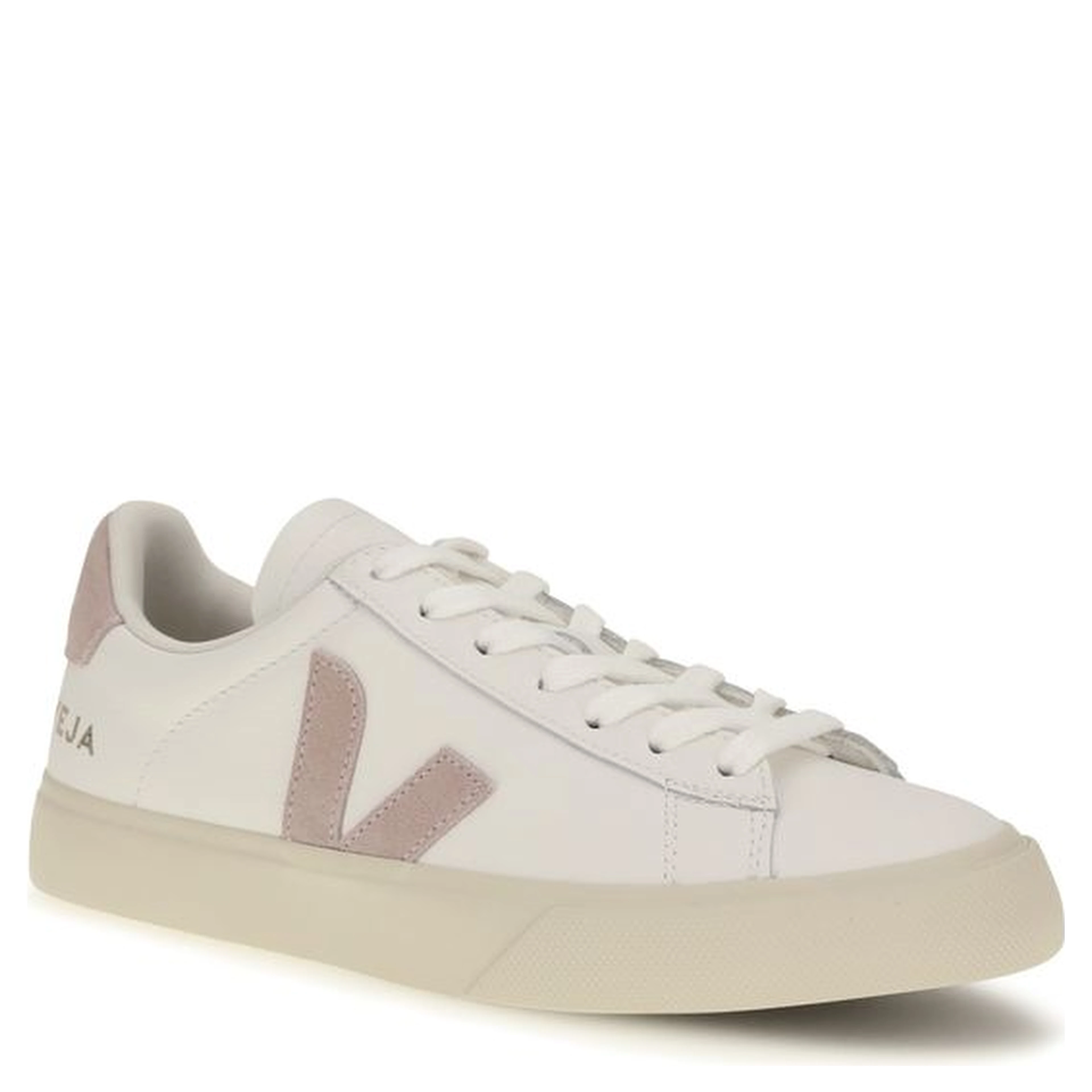 White Calf Leather Bos Taurus Low Top Sneakers
