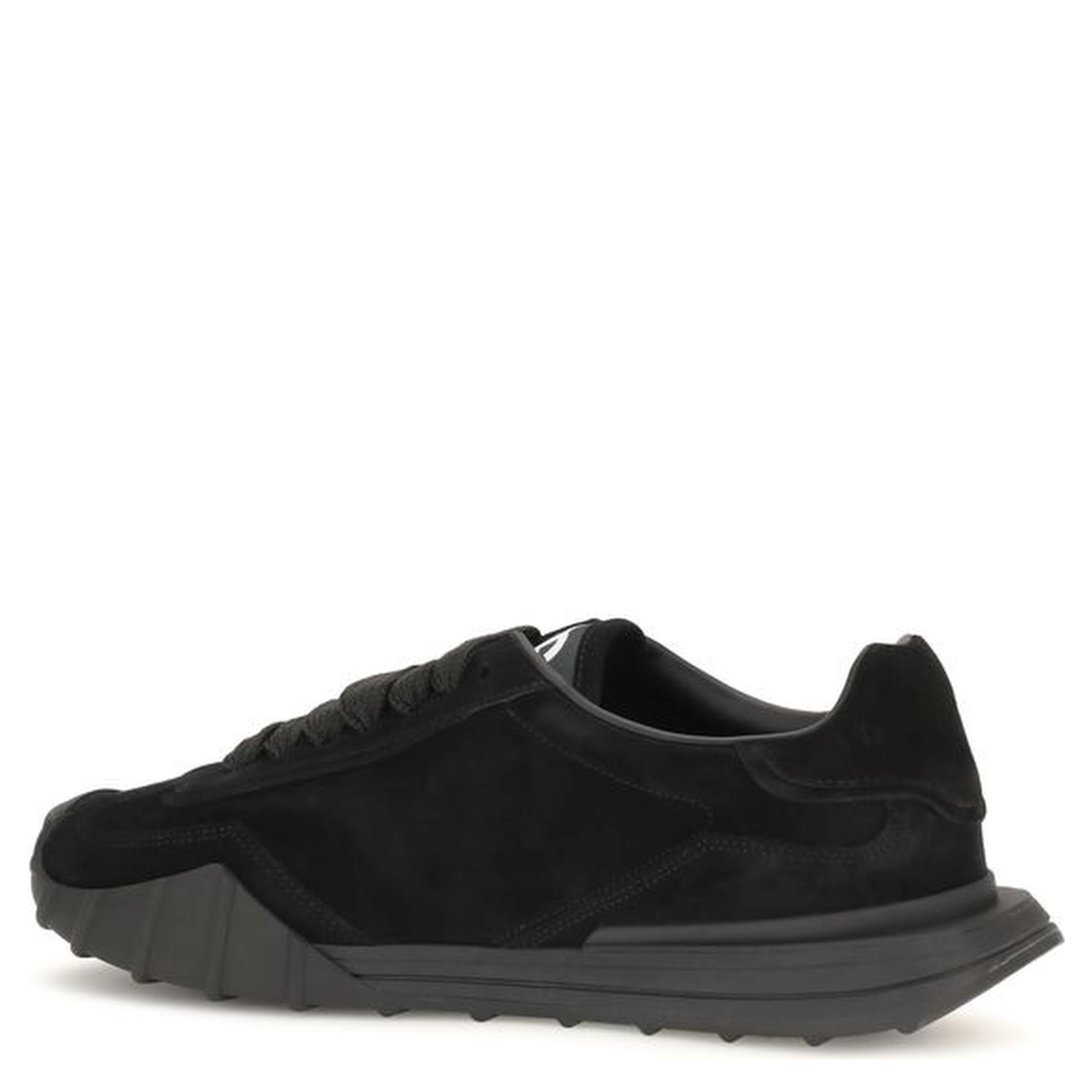 Black Calf Leather Bos Taurus Athletic Sneakers