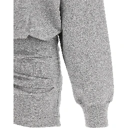 Gray Cotton Short Dress