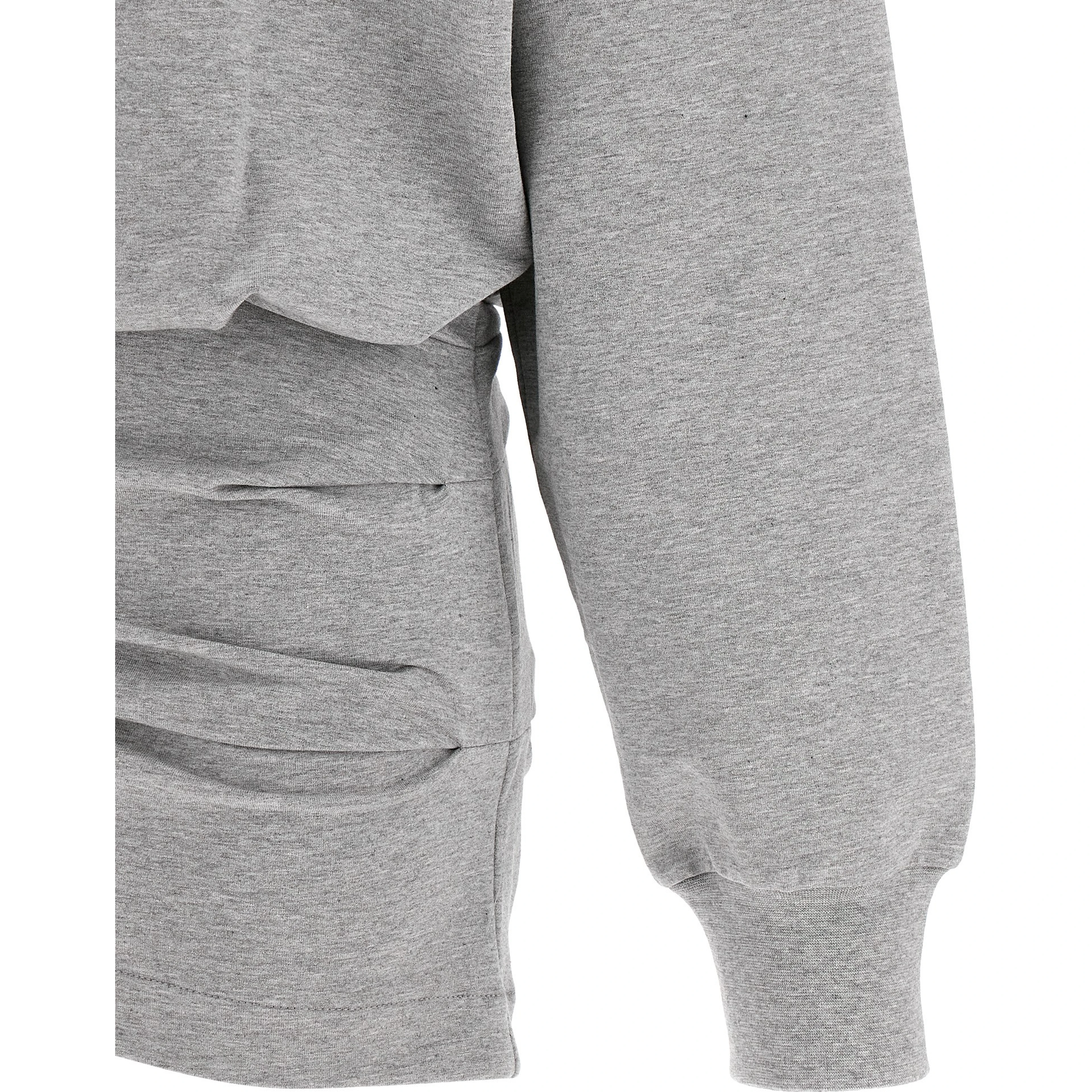 Gray Cotton Short Dress