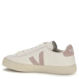 White Calf Leather Bos Taurus Low Top Sneakers