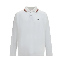 White Cotton Polo Shirt