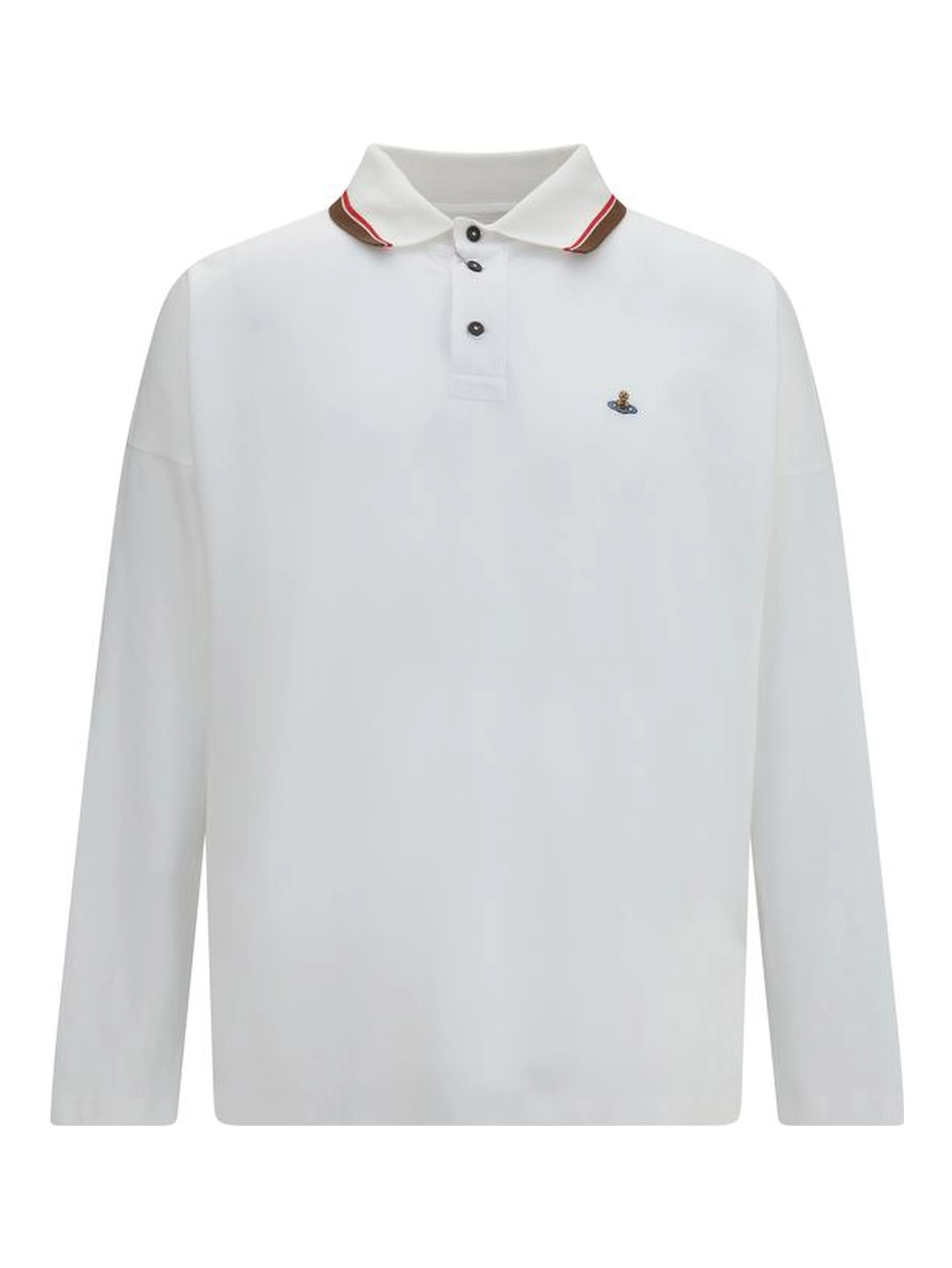 White Cotton Polo Shirt