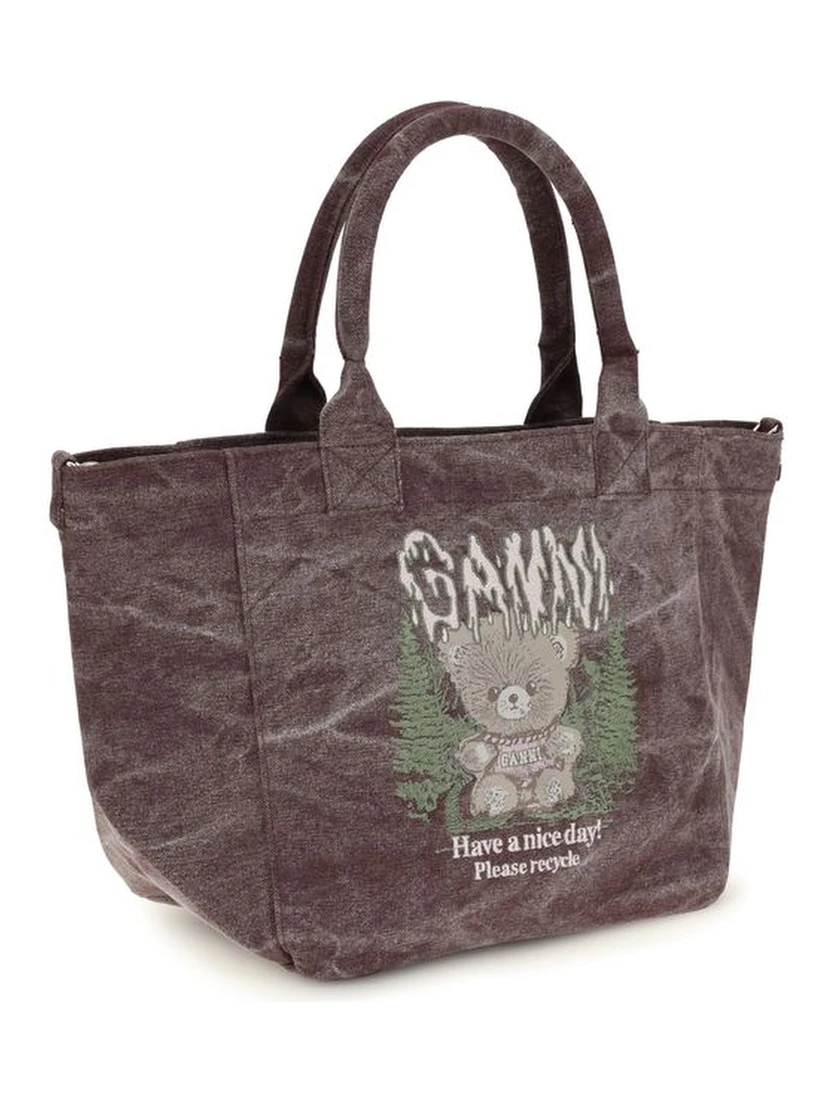 Bordeaux Cotton Shoulder Bag