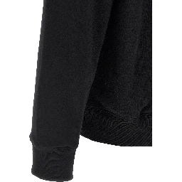 Black Cotton Sweatshirt