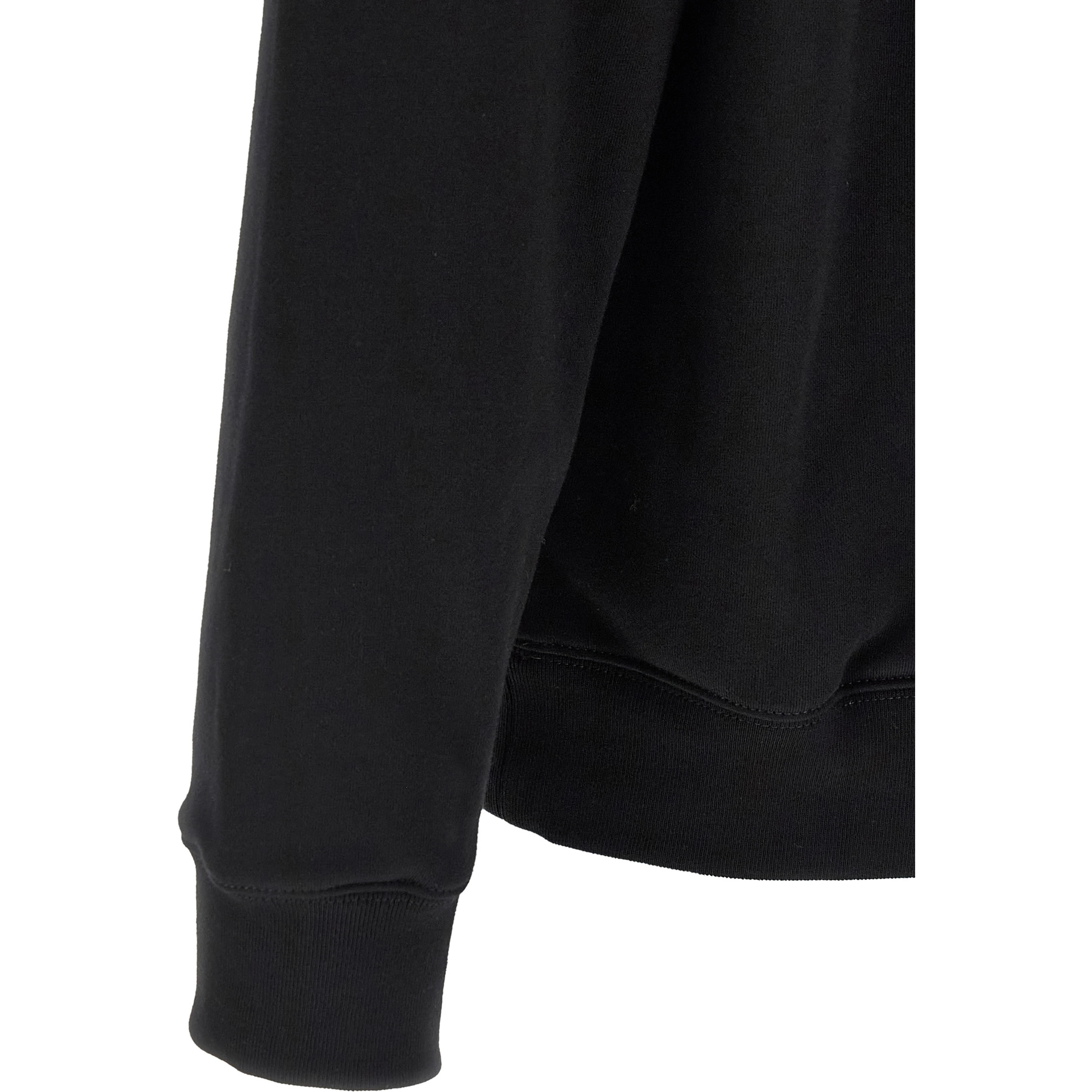 Black Cotton Sweatshirt