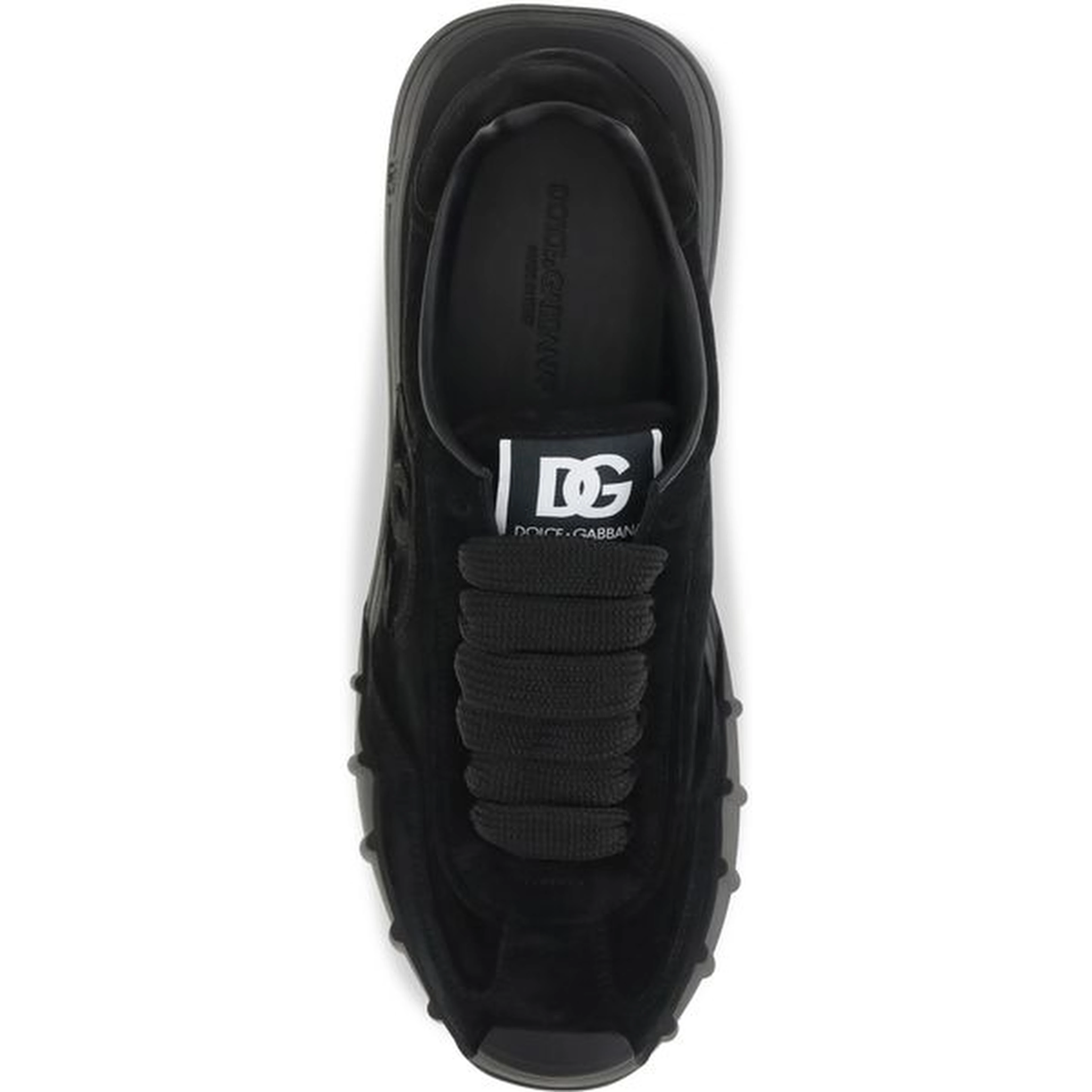 Black Calf Leather Bos Taurus Athletic Sneakers