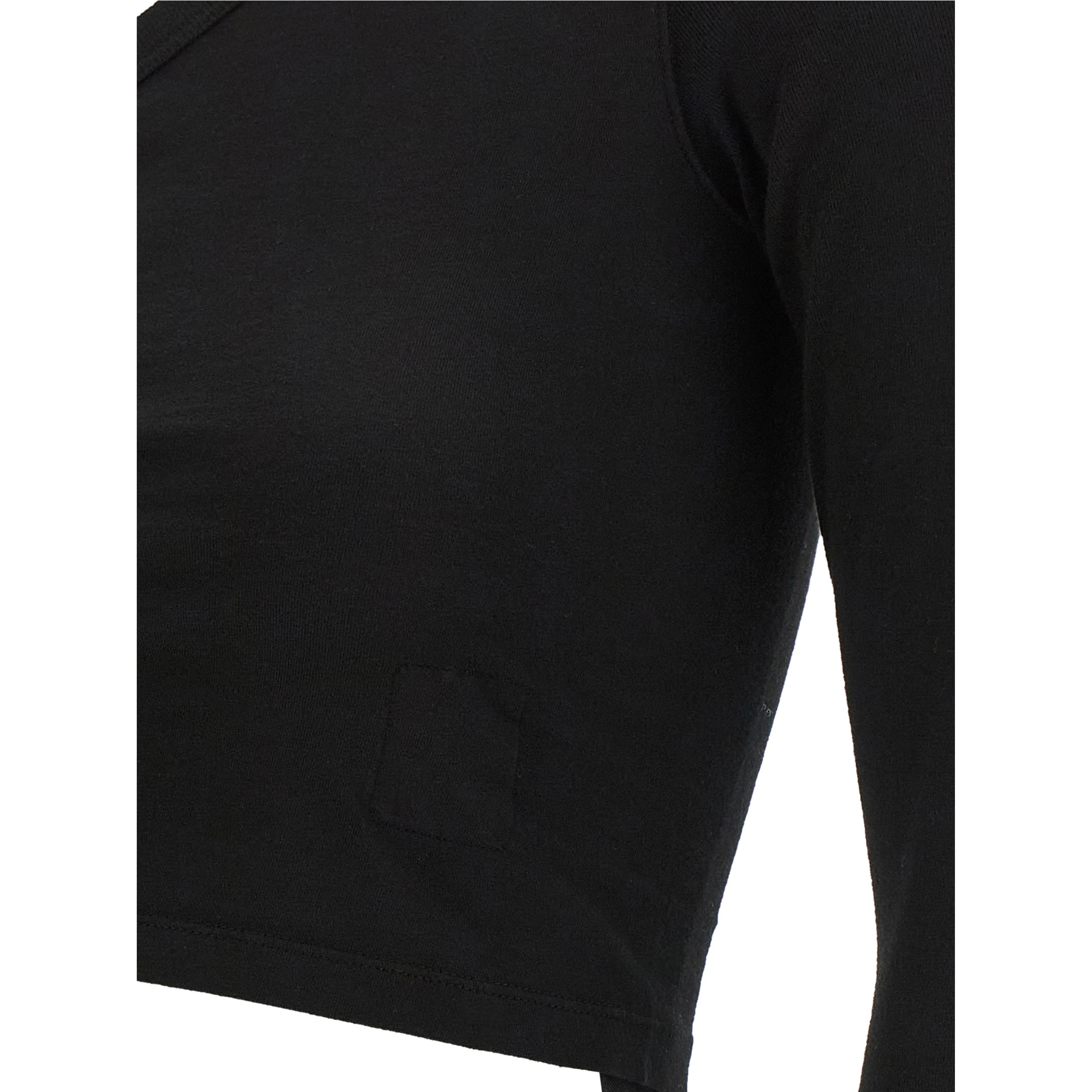 Black Cotton Blouse