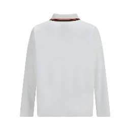 White Cotton Polo Shirt
