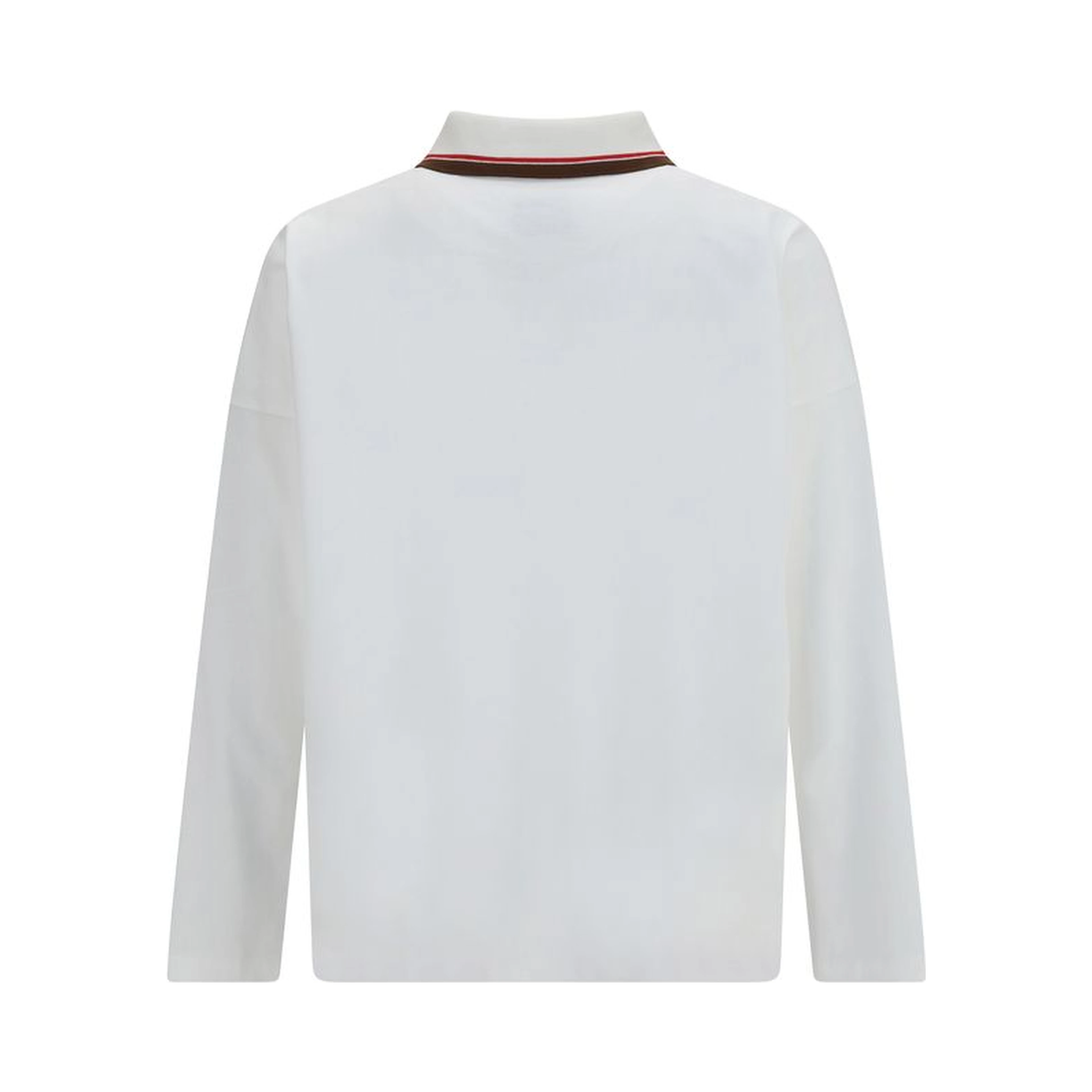 White Cotton Polo Shirt