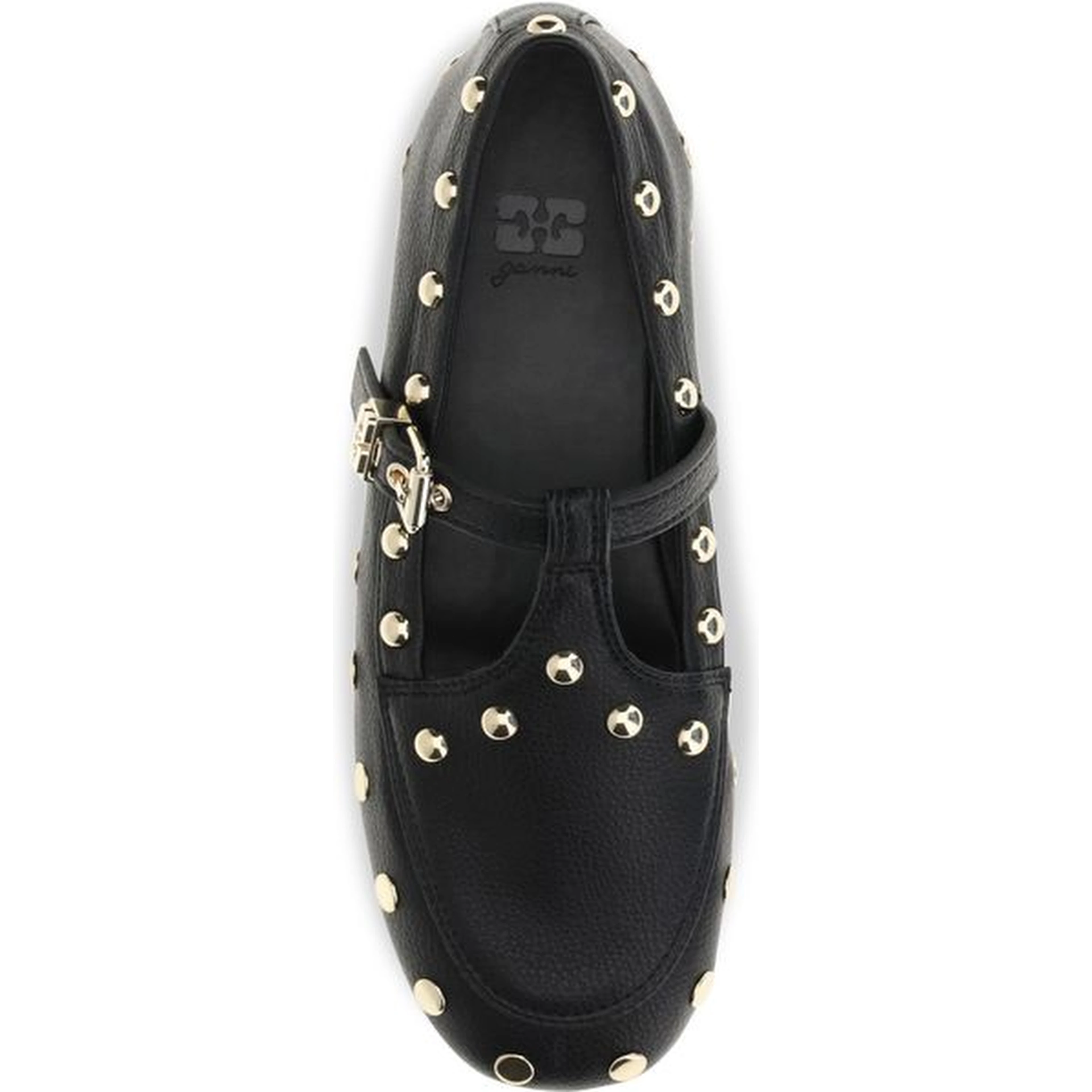 Black Recycled Polyester Ballet Flats