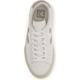 White Calf Leather Bos Taurus Low Top Sneakers
